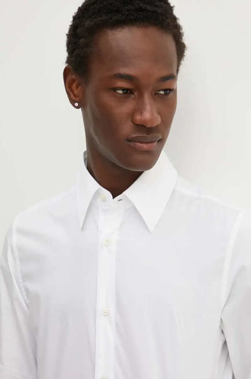 camicia S-FITTY-A uomo colore bianco A14635.0QFAV miniatura 4