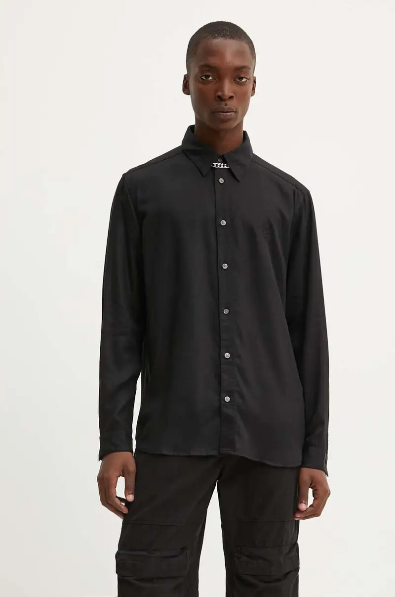 camicia S-SIMPLY-C Nero miniatura 4