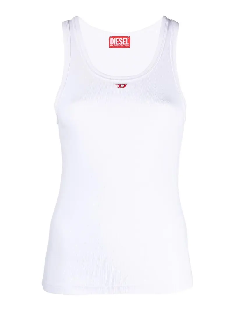 Canotta bianca con logo Bianco