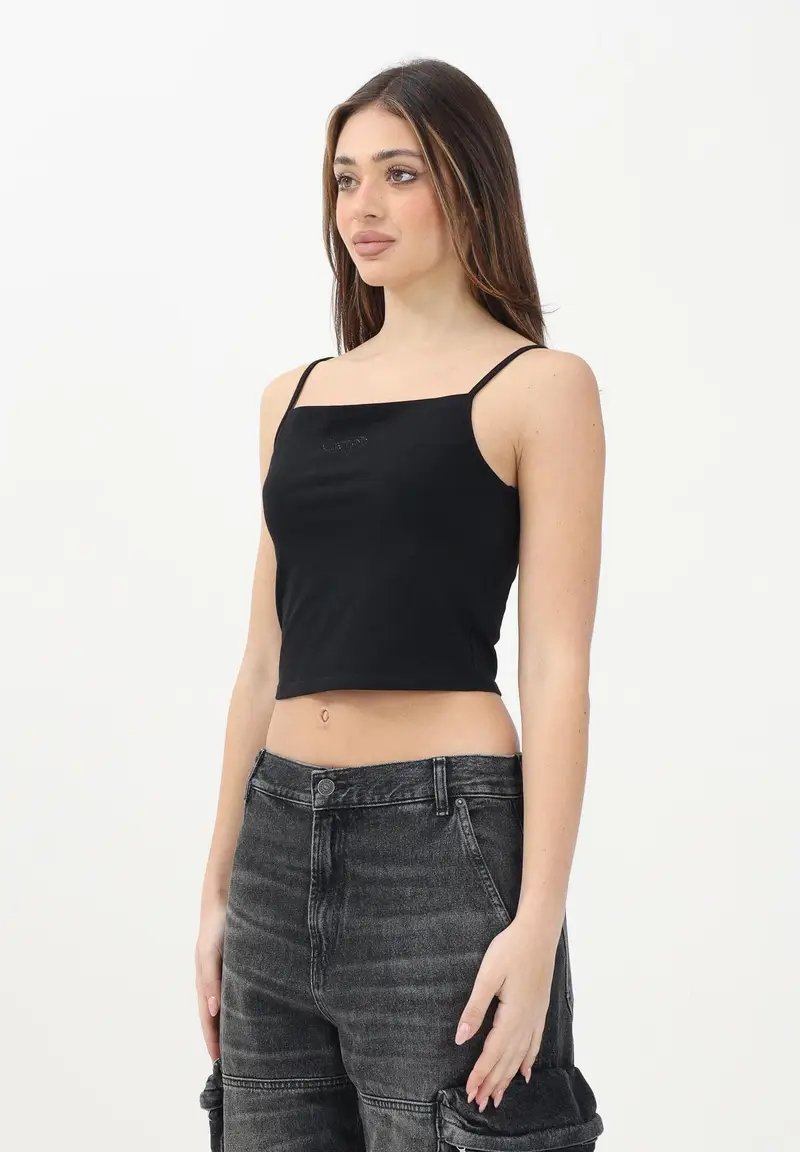 DIESEL Canotta Trind nera per donna, ragazze e bambine