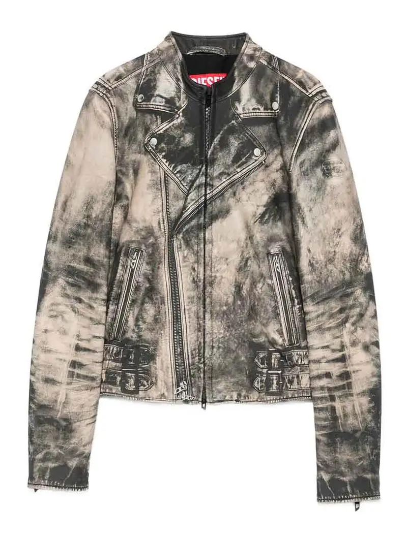 Capispalla in pelle Beige