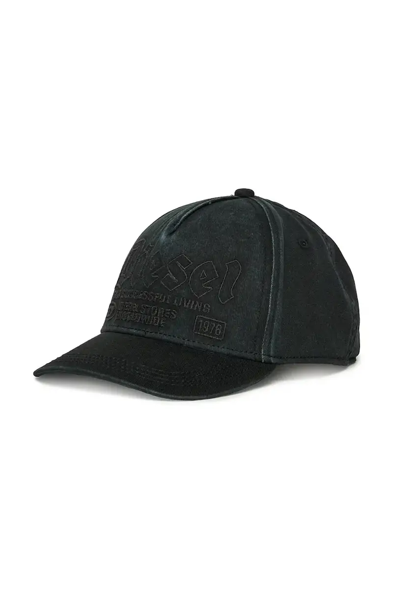 cappello con visiera in cotone bambini FELSIT HAT Nero