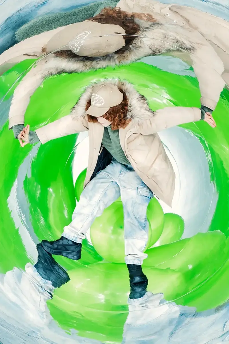 cappello con visiera in cotone bambini FRENDIL HAT colore beige J02132 miniatura 4