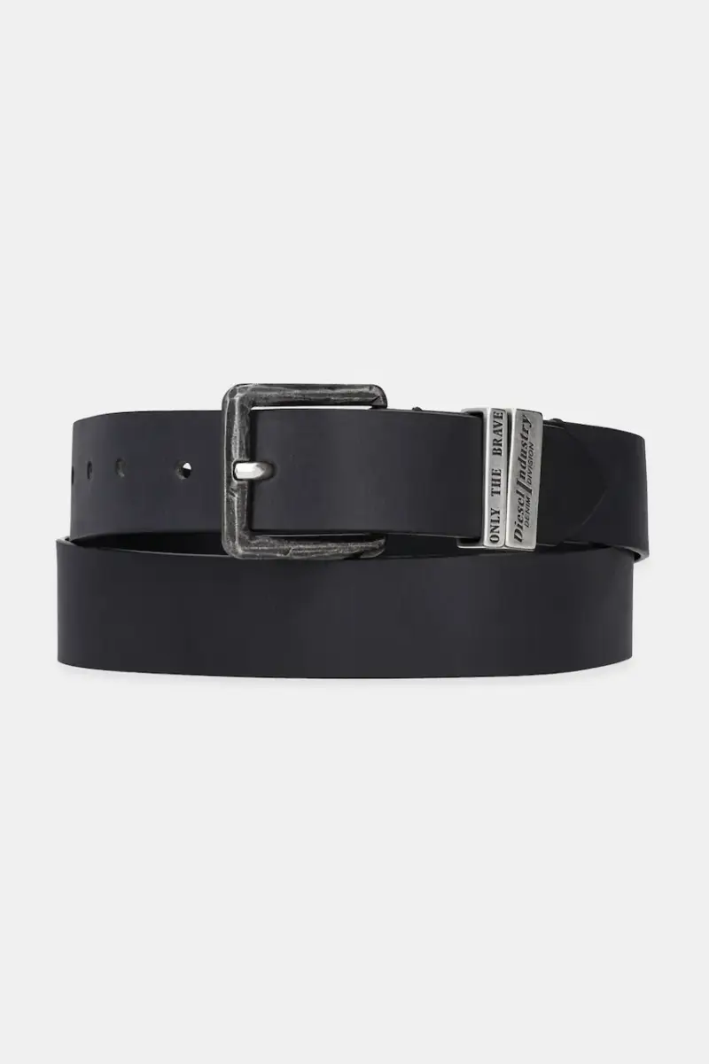 cintura DIESEL LOGO B-GUARANTEE-A belt uomo colore nero X08532.PR227
