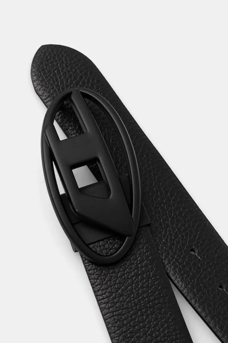 cintura in pelle bilaterale OVAL D LOGO B-1DR REV II uomo colore nero X09812.P4420 miniatura 3