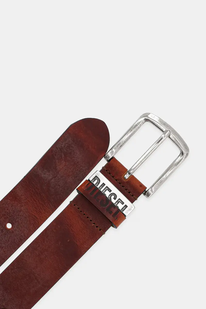 cintura in pelle uomo colore marrone miniatura 2