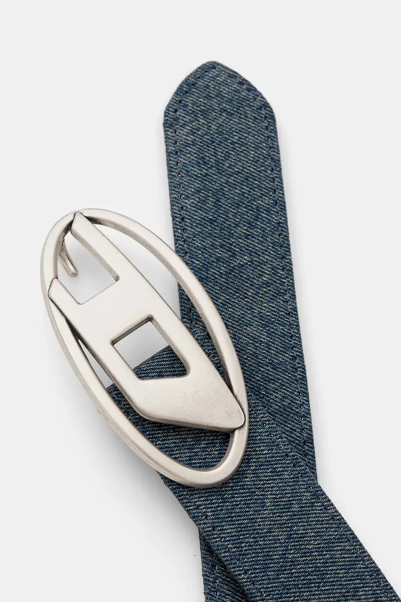 cintura OVAL D LOGO B-1DR W colore blu X08727.PR413 miniatura 2