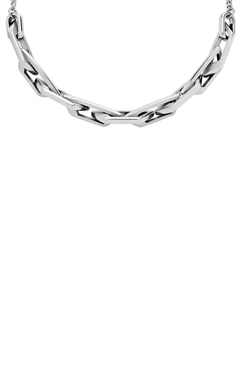 collana CHAIN NECKLACE uomo DX1578040 Argento