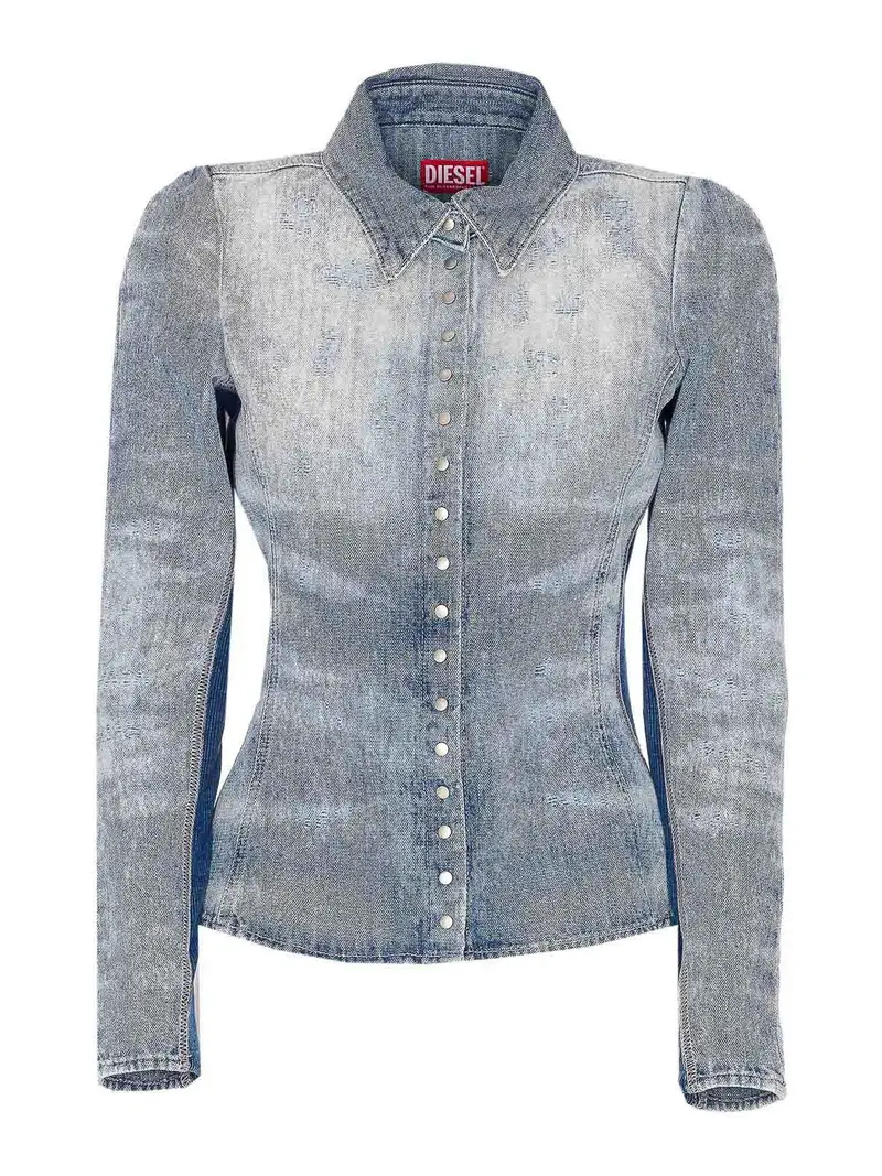 Denim De-Maslu CHIUTH SHIRT DENA Blu