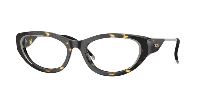 DIESEL Donna DL4004F  2017 Montature da vista Acetato Tartaruga Trasparente Cat Eye Normale