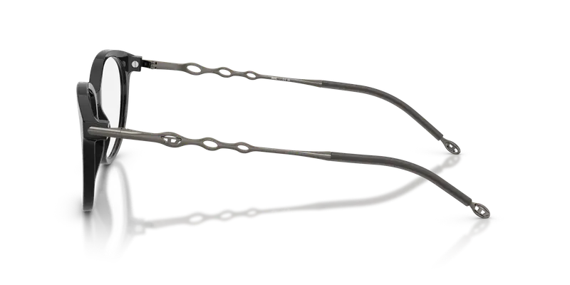 DIESEL Donna DL4007 2001 Montature da vista Acetato Nero Trasparente Rotonda Normale miniatura 3