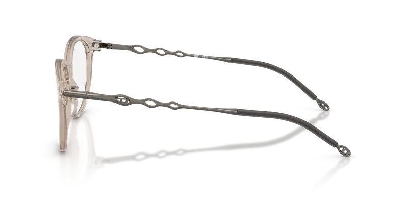 DIESEL Donna DL4007 2007 Montature da vista Acetato Grigio Trasparente Rotonda Normale miniatura 3