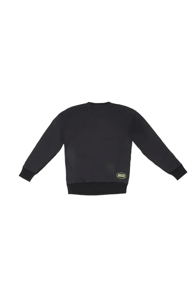Felpa Bambino DIESEL Nero Kobertoround over miniatura 2