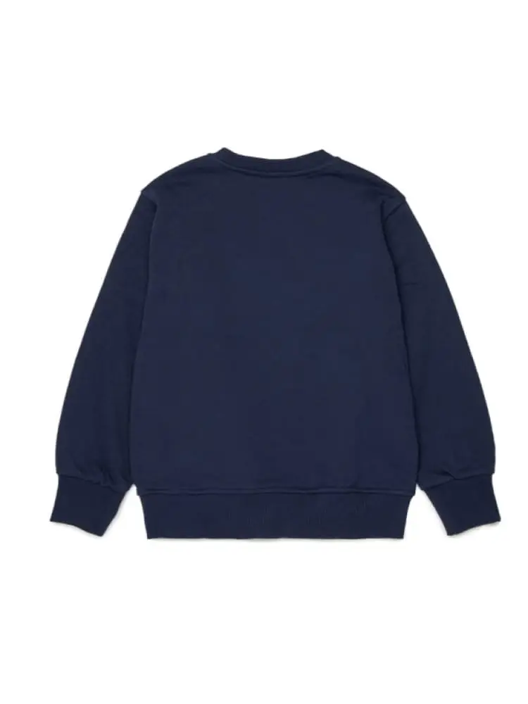 felpa blu navy bambino maxi logo miniatura 2