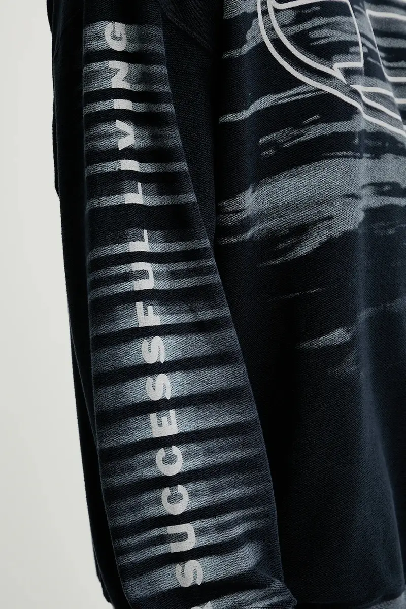 felpa BOXT-T1 uomo colore blu navy con applicazione A18654.0AGCB miniatura 5