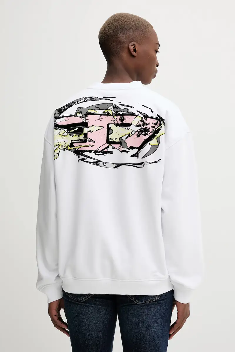 felpa BOXT-T2 uomo colore bianco A18694.0HYAT