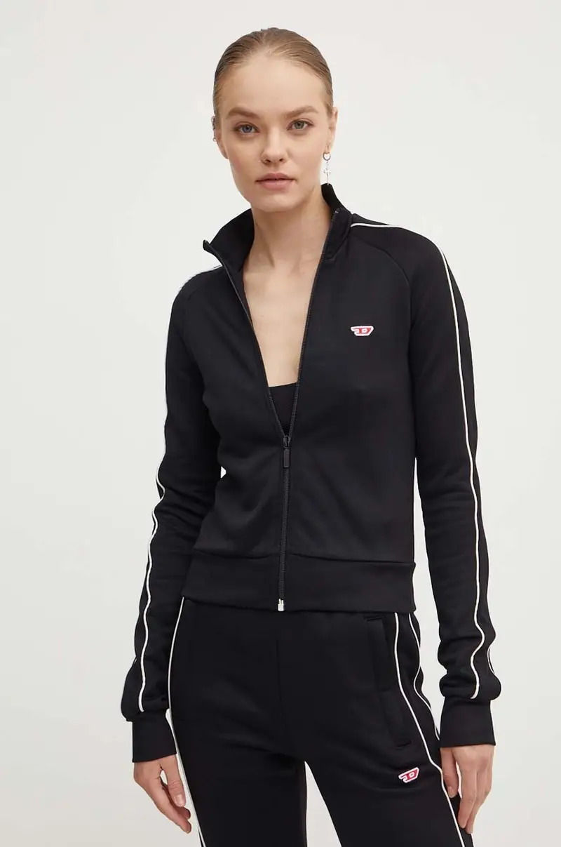 felpa F-JAMILA-PIPING-D donna colore nero A15039.0DLAA miniatura 2