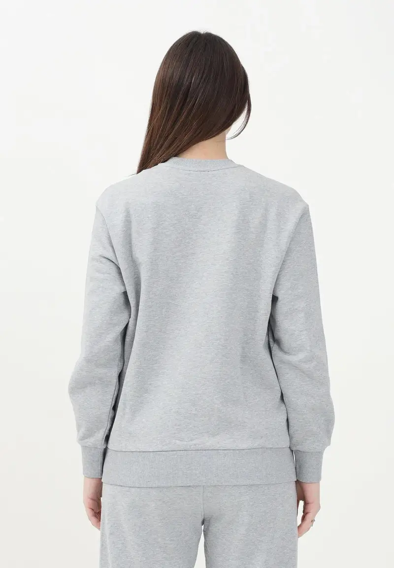 DIESEL Felpa girocollo Sginnd Over grigia per donna, ragazzi e bambini miniatura 2