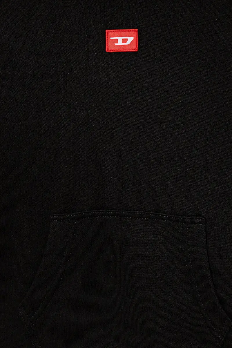 felpa in cotone bambino/a SXGINHOOD OVER SWEAT-SHIRT colore nero con cappuccio J02502 miniatura 3