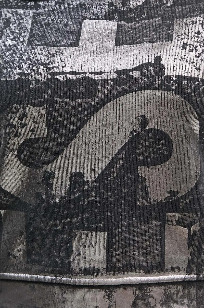 felpa in cotone F-SLIMMY-HOOD-P6 donna colore grigio con cappuccio A14969.0AJEA miniatura 5