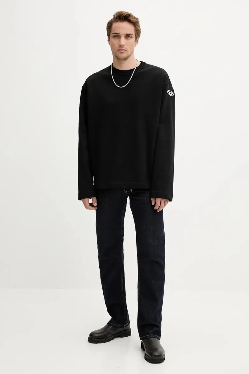 felpa in cotone MACSIS-OD uomo colore nero A09857.0BMBJ miniatura 2