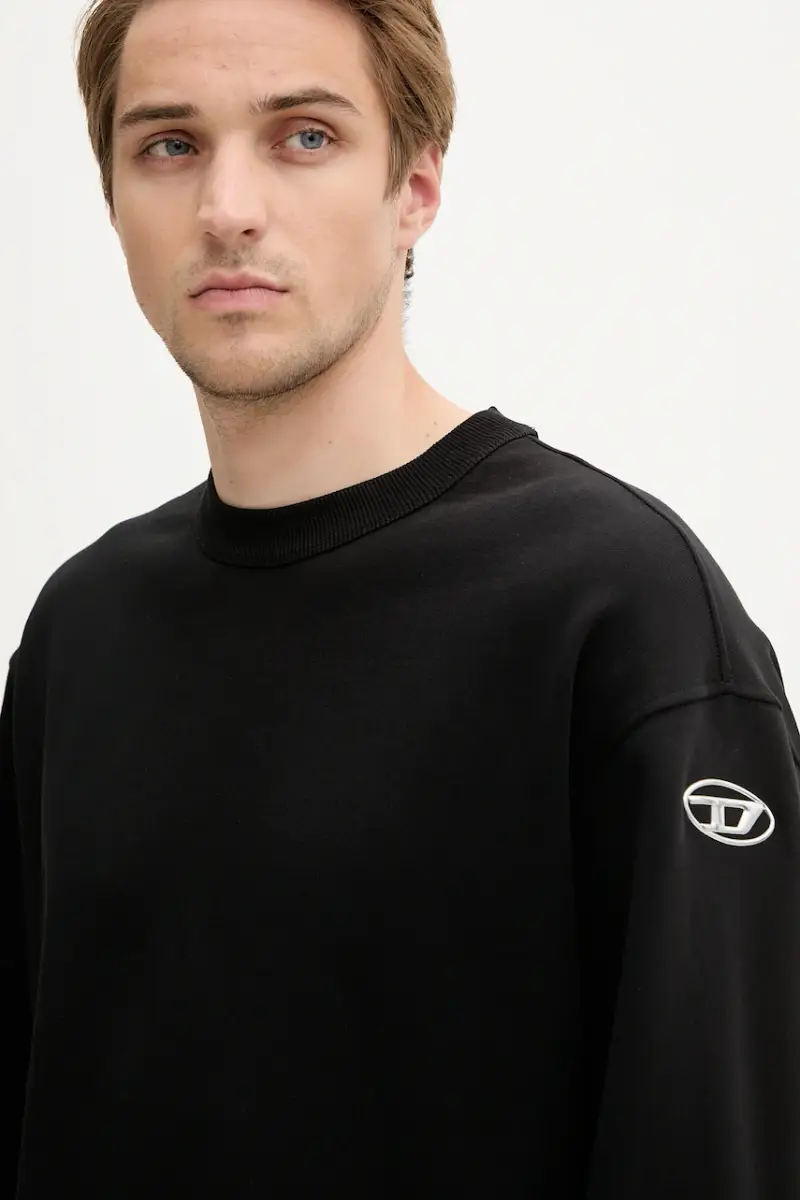 felpa in cotone MACSIS-OD uomo colore nero A09857.0BMBJ miniatura 4