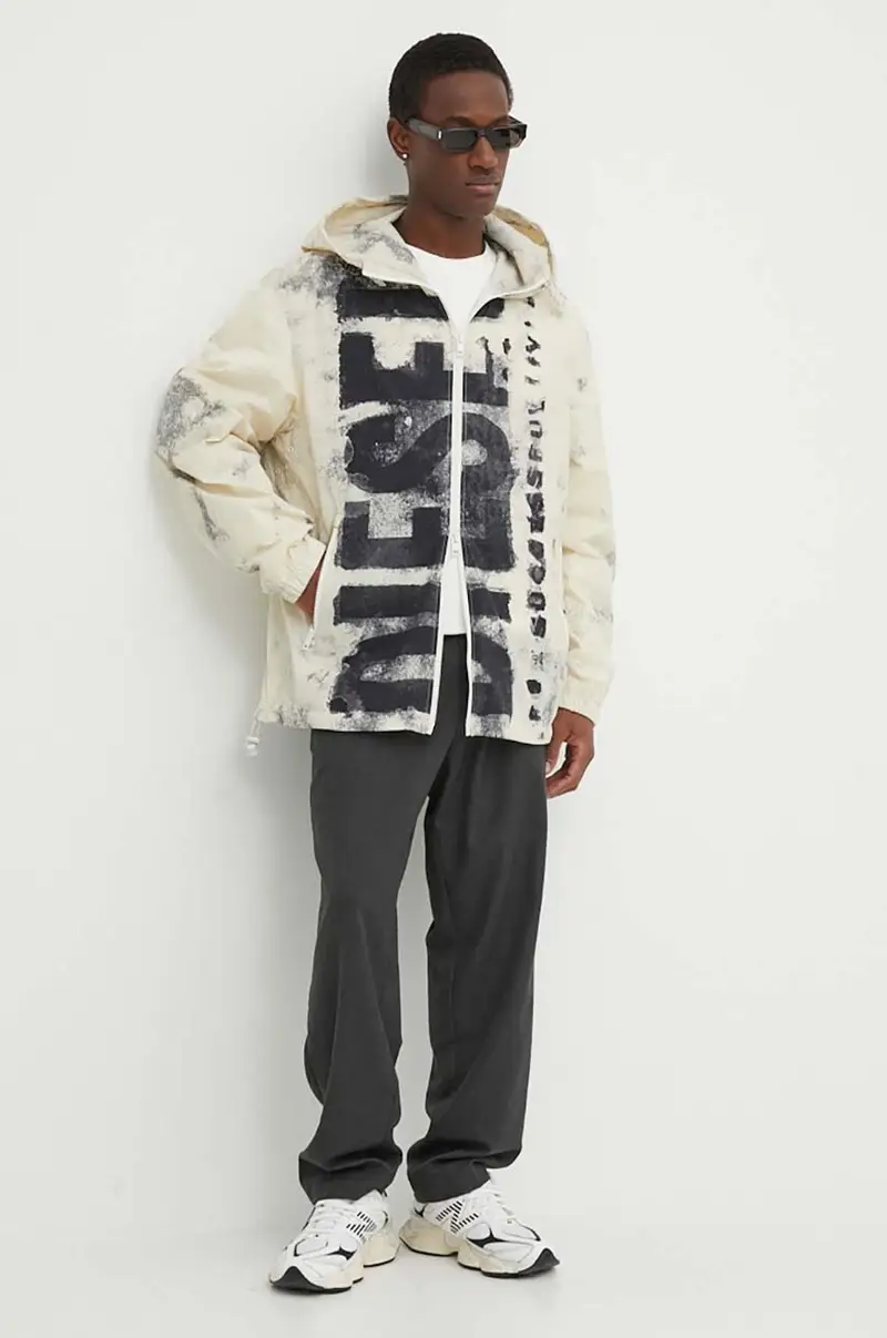 felpa in cotone ROB-DOVAL-PJ uomo colore beige A03785.0BKAF miniatura 2