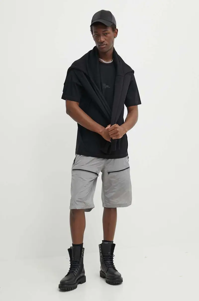 felpa in cotone ROB-HOOD-DOVAL-PJ uomo colore nero con cappuccio A03786.0BKAF miniatura 2