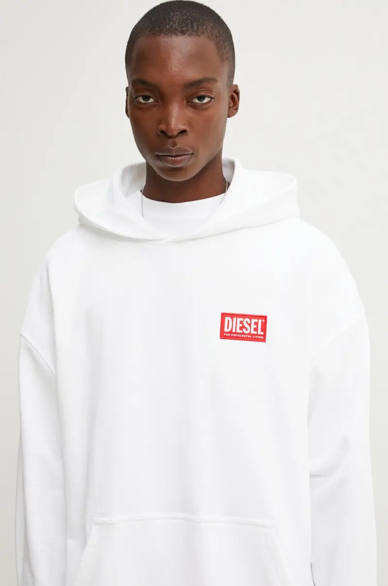 felpa in cotone S-BOXT-HOOD-LAB Bianco miniatura 4