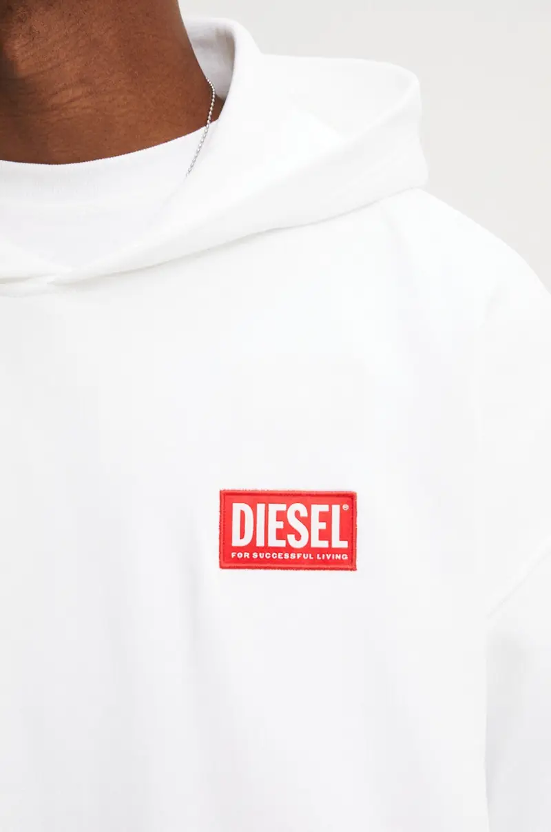 felpa in cotone S-BOXT-HOOD-LAB Bianco miniatura 5