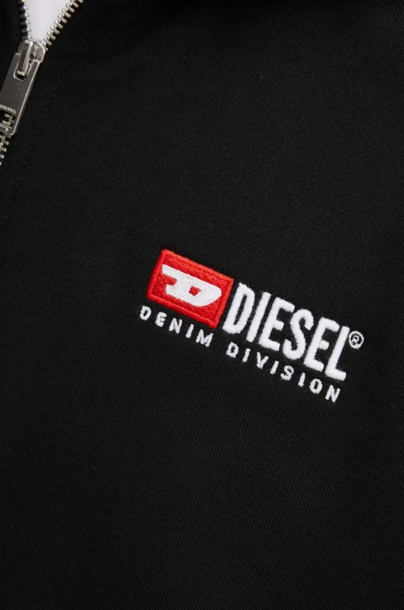 felpa in cotone S-BOXT-HOOD-ZIP-DIV uomo colore nero con cappuccio A14946.0GEAD miniatura 5