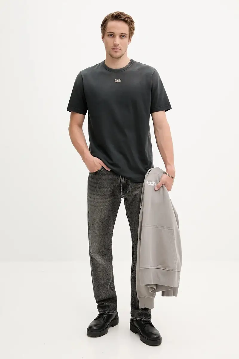 felpa in cotone S-MACS-HOOD-OD Beige miniatura 2