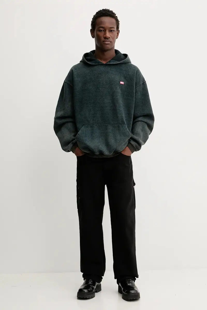 felpa KAI uomo colore blu con cappuccio A18650.0AGBZ miniatura 2