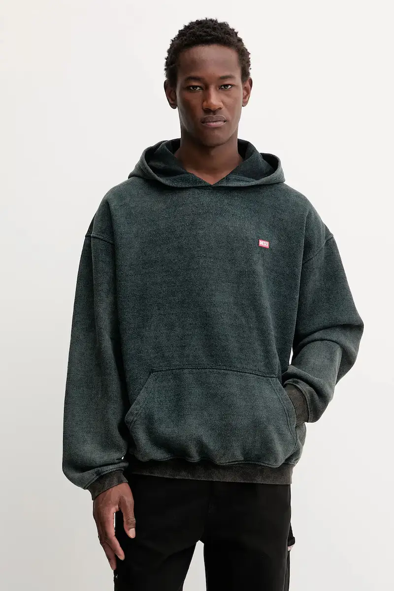 felpa KAI uomo colore blu con cappuccio A18650.0AGBZ