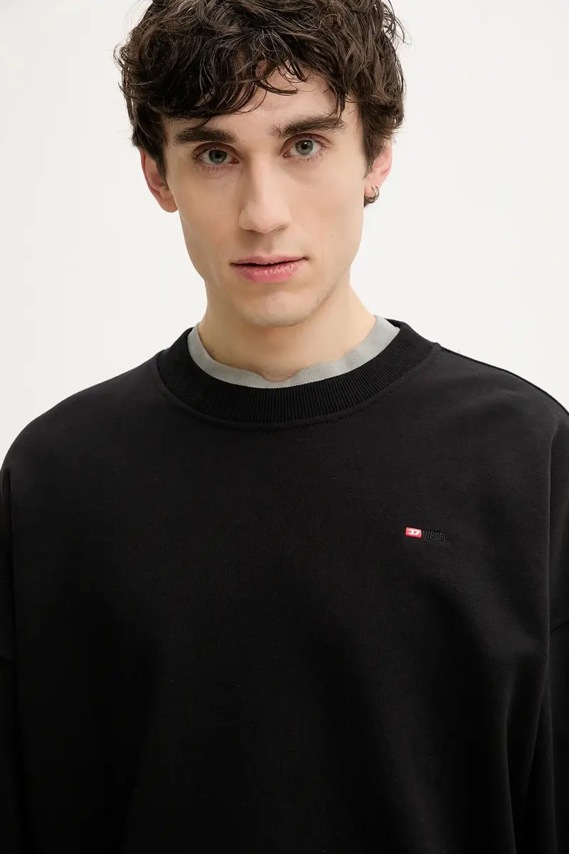 felpa ROB-MICRODIV SWEAT-SHIRT uomo colore nero A14942.0GRAC miniatura 4