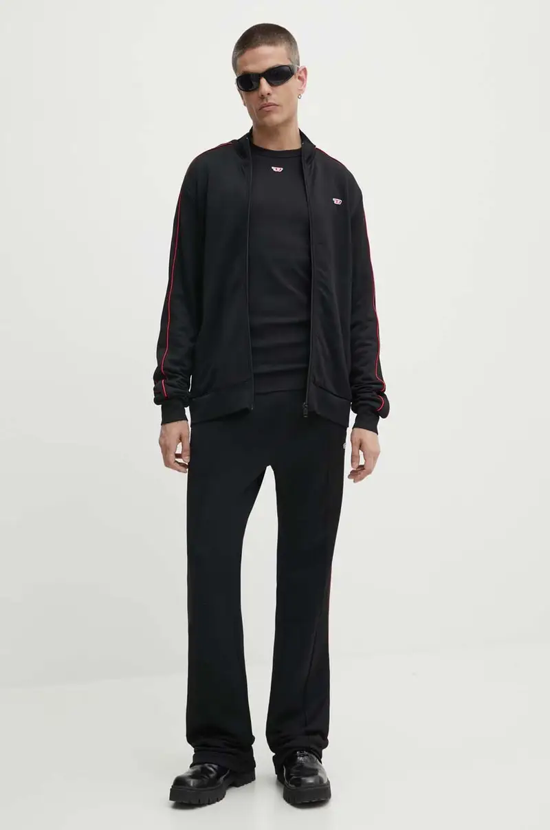 felpa S-LOCK-D uomo colore nero A14928.0DLAA