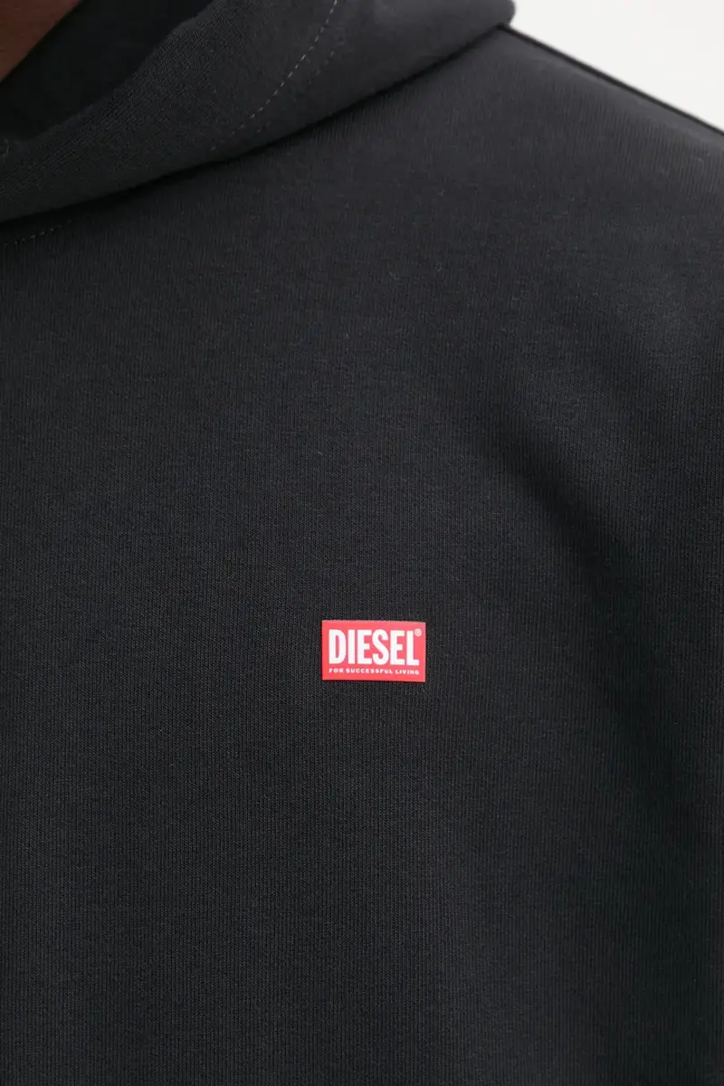 felpa uomo colore nero con cappuccio A16401.0HYAT miniatura 5