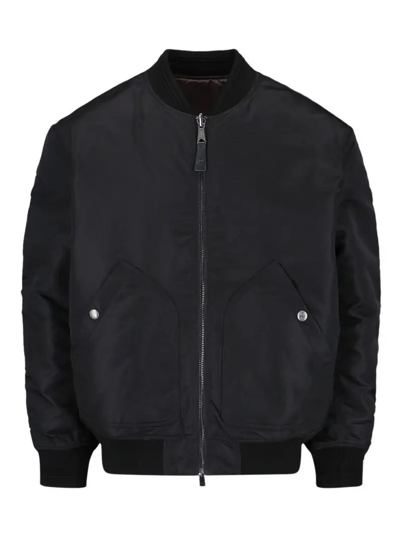 Giacca Bomber Reversibile Nero