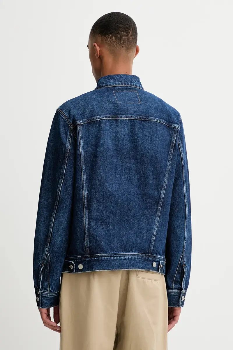 giacca di jeans D-BARCY JACKET colore blu navy A03885.09I27 miniatura 3