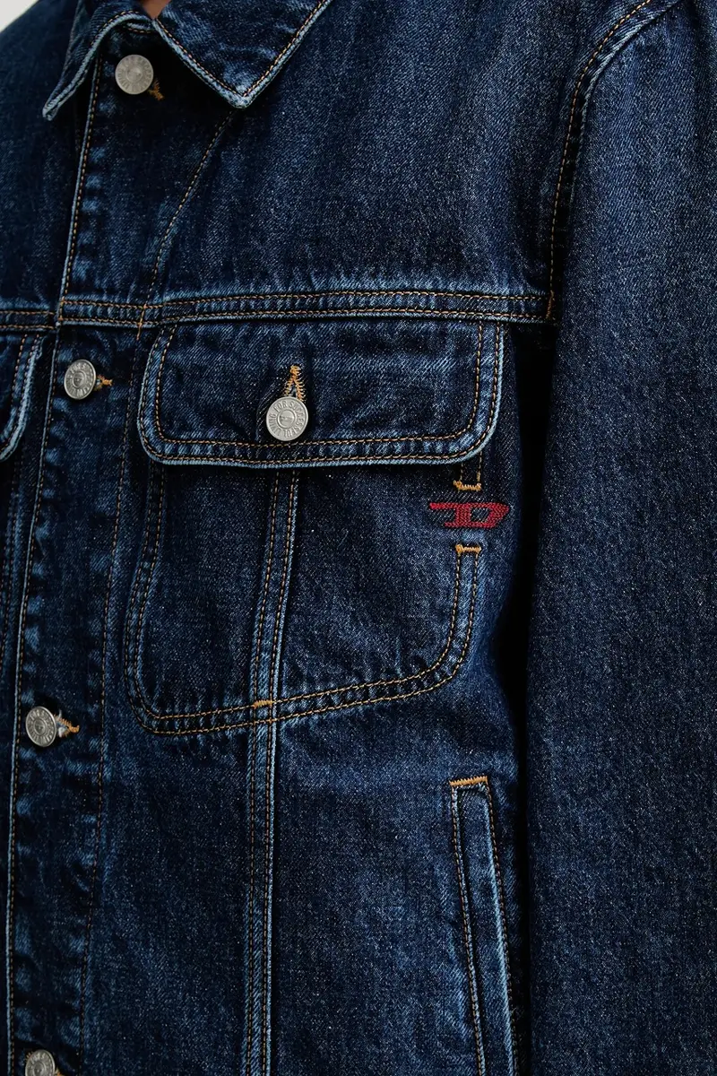 giacca di jeans D-BARCY JACKET colore blu navy A03885.09I27 miniatura 5