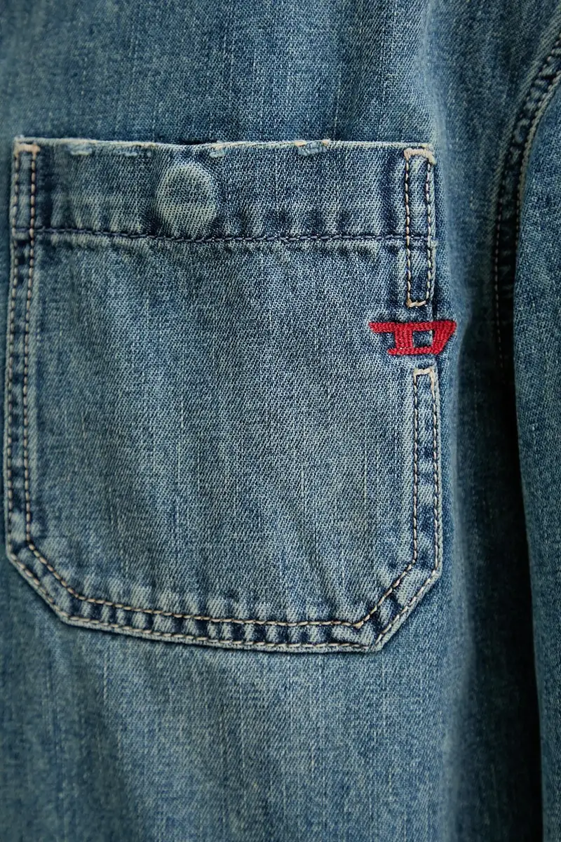 giacca di jeans D-STACK-U JACKET colore blu A19260.068SK miniatura 5