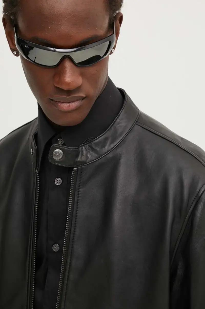 giacca in pelle L-CARVER uomo colore nero A14436.0AJIR miniatura 4