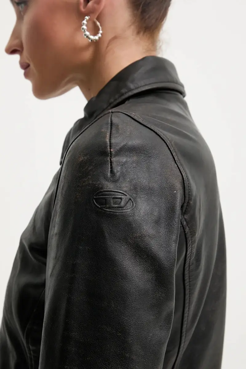 giacca in pelle L-EGRAD colore marrone A19596.0ILBS miniatura 5