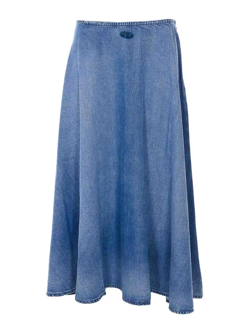 Gonna De-Annie in denim Blu