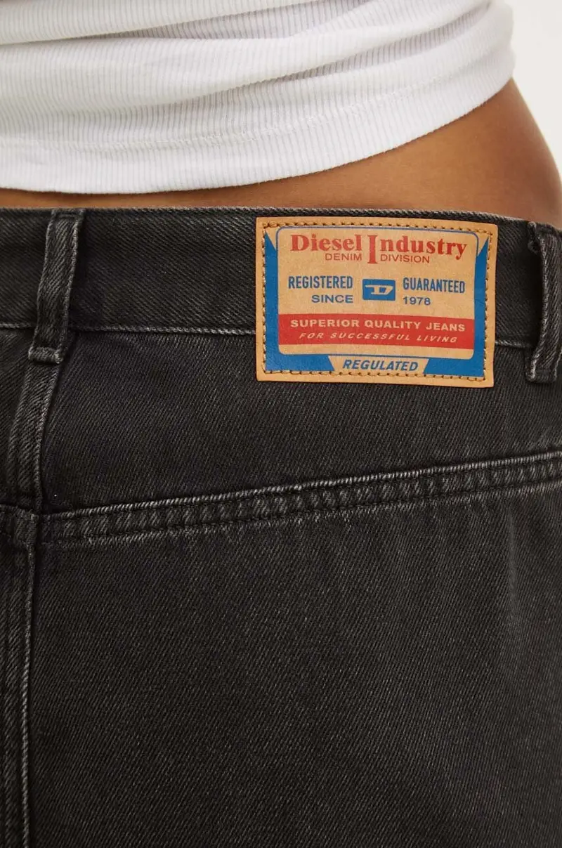 gonna di jeans DE-RON colore nero A04935.09I35 miniatura 5