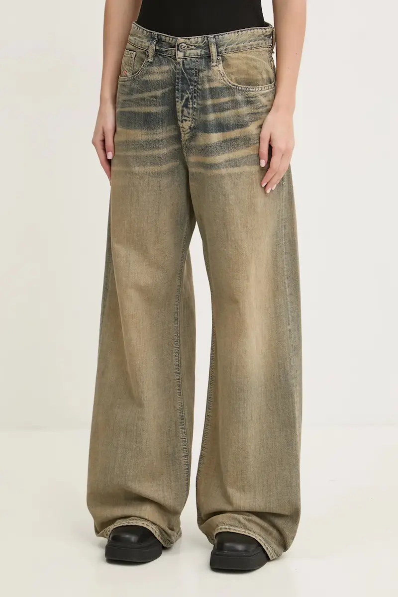 Diesel Jeans Donna Verde 3668666