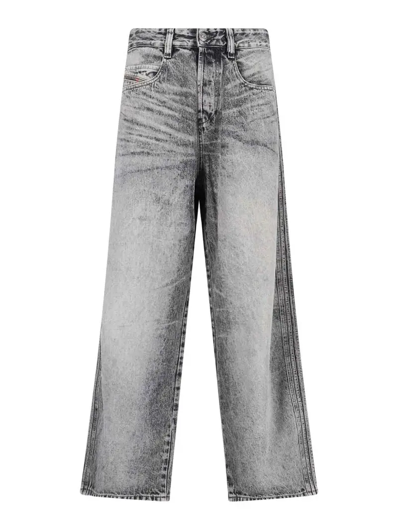 Jeans larghi Grigio