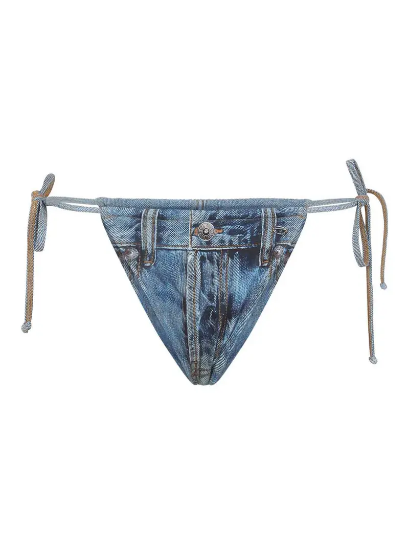 Jodie Bikini Bottom Denim
