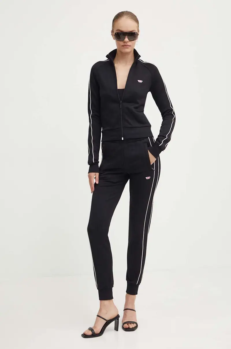 joggers P-JAM-PIPING-D colore nero A15040.0DLAA