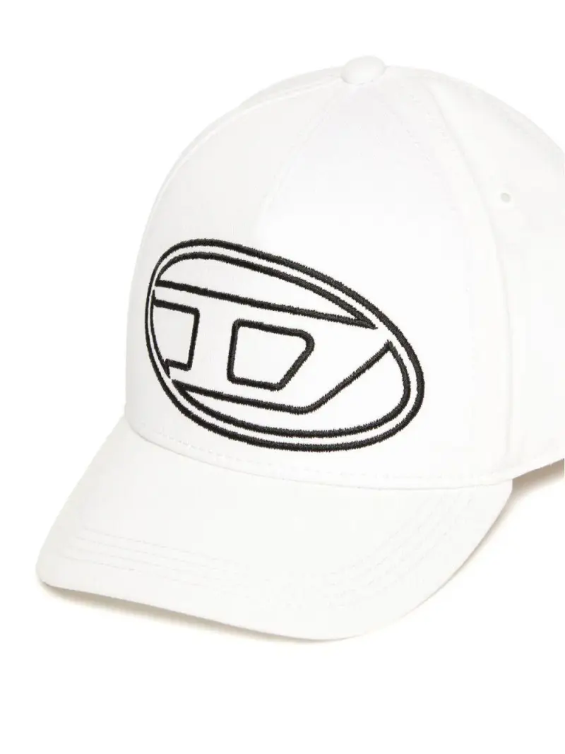 Cappello bianco baseball Oval-D miniatura 3